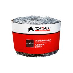 Alambre de Púas C14 x  350m / 500m TORNADO