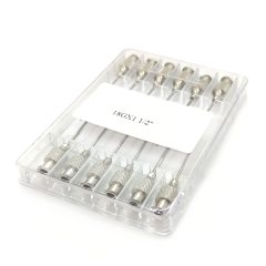 Agujas Reutilizable 18G x 1 1/2"  Agrofácil Caja x 12